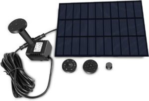 solar powered water pump for hummingbird bird bath